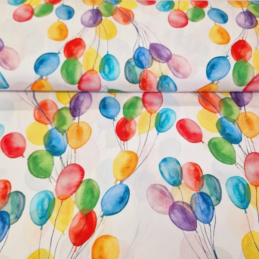 100% Cotton Digital Print - Balloons