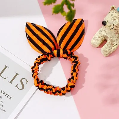 25 Styles Cute Rabbit Ears Rubber Bands