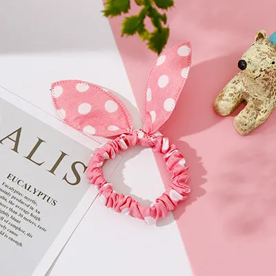 25 Styles Cute Rabbit Ears Rubber Bands