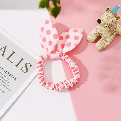 25 Styles Cute Rabbit Ears Rubber Bands