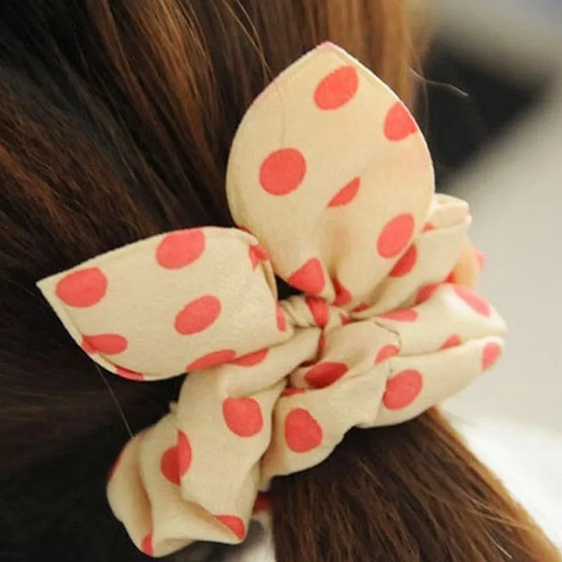 25 Styles Cute Rabbit Ears Rubber Bands