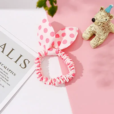25 Styles Cute Rabbit Ears Rubber Bands
