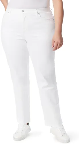 Gloria Vanderbilt Women's Amanda Classic High Rise Tapered Jean Plus Size