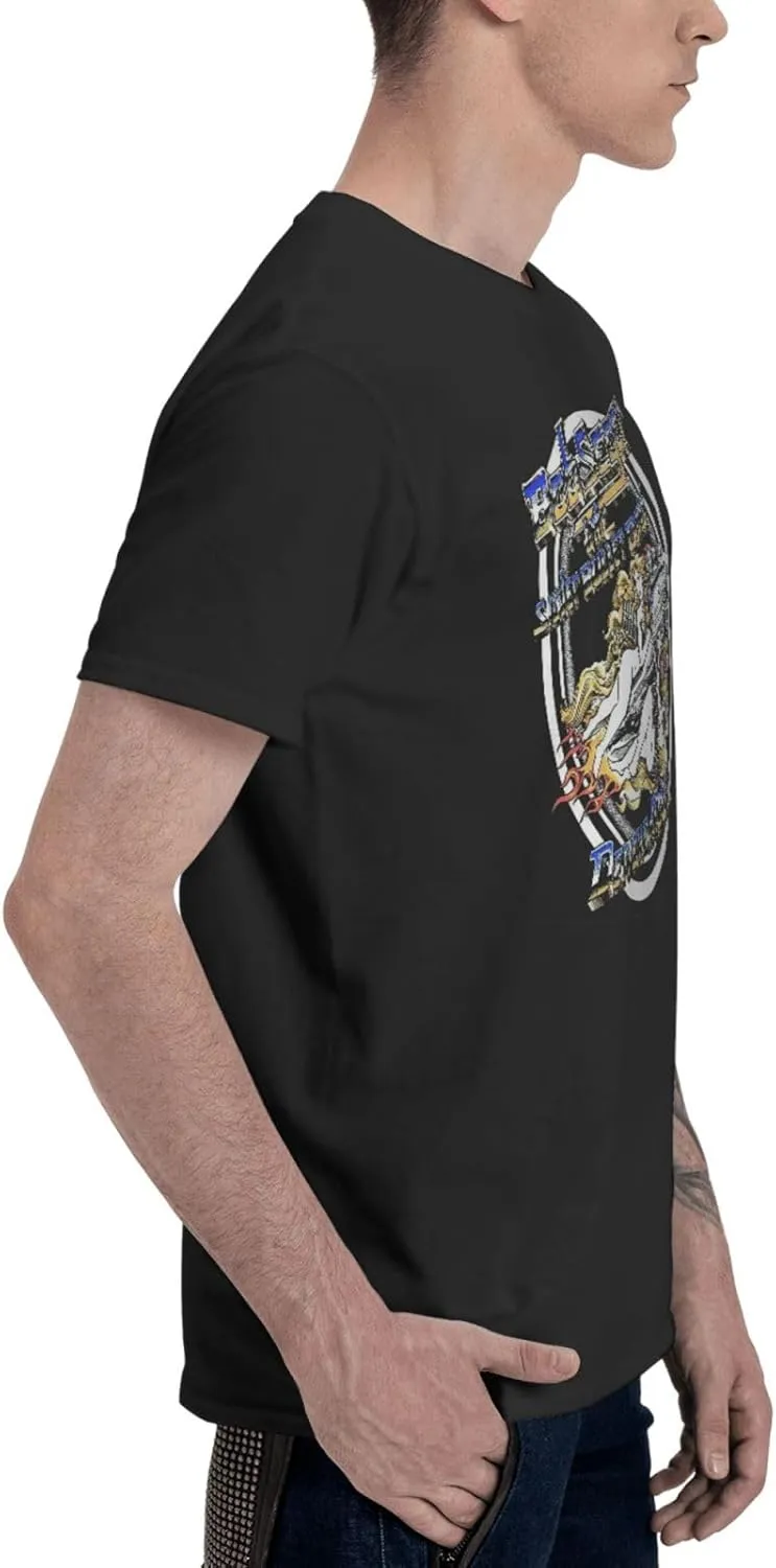 Man's T Shirt Short Sleeve Crewneck Tee Teenager Cool Summer Cotton Shirt
