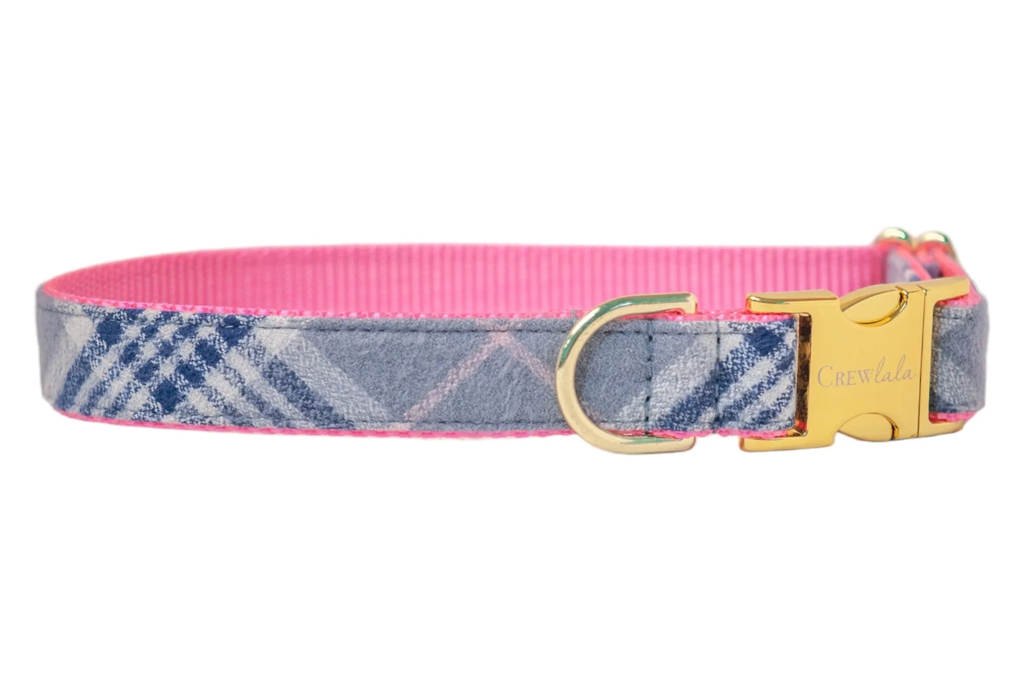 Morning Mist Flannel Dog Collar - Two Styles!