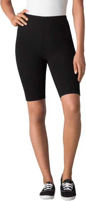 Woman Within Plus Size Stretch Cotton Bike Short